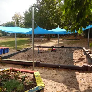 Kindergarten Regenbogen Außenbereich Kindergarten Regenbogen Außenbereich mit Sandkasten