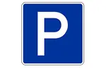 Parkplatzschild Verkehrszeichen Parkplatz